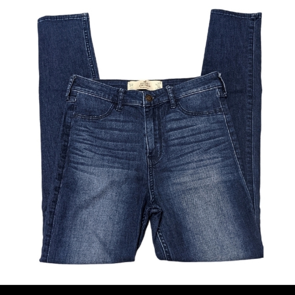 High waist Dark wash Hollister skinny jeans